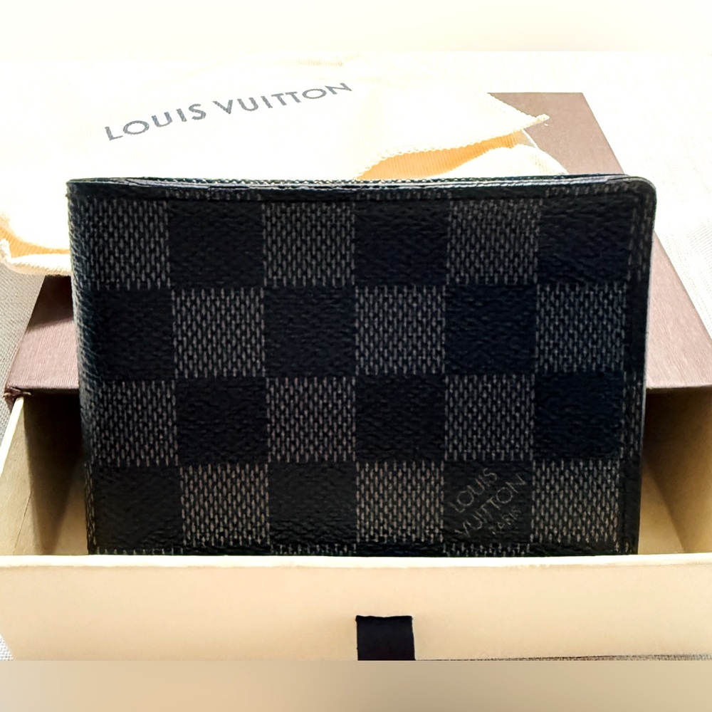 Louis Vuitton Slender Damier Graphite Canvas Wallet